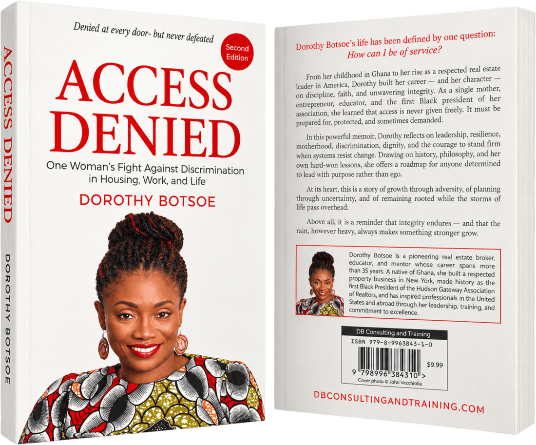 Access Denied book jacket by Dorothy Botsoe
